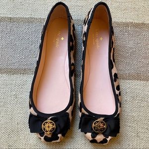 Amazing Kate Spade Leopard Flats- Brand New
